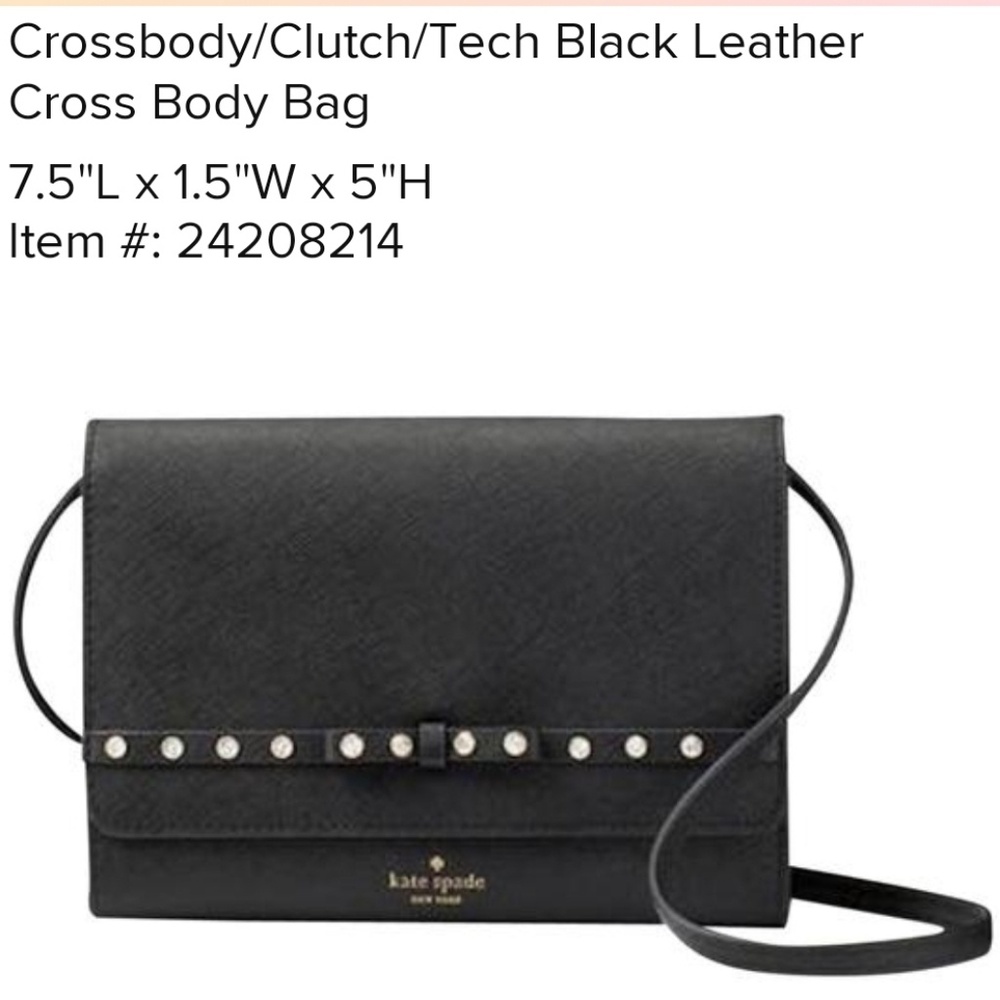 Kate Spade Laurel Way Jeweled Crossbody/Clu